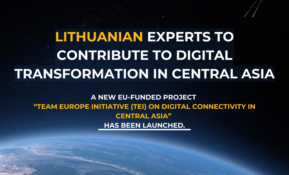 Lithuanian experts to contribute to digital transformation in Central Asia