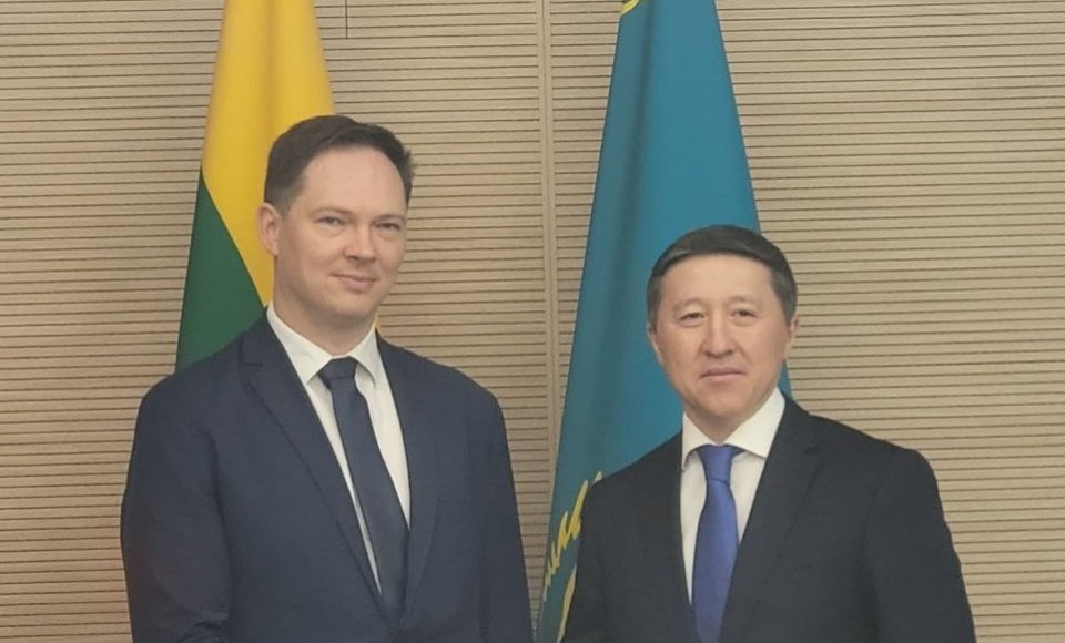 Vice Minister K. Vaitiekūnas in Astana: Kazakhstan is an Important Partner of Lithuania in Central Asia